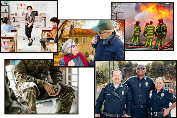 We offer discounts to teachers, police, fire, active military, veterans and over 62 years old.