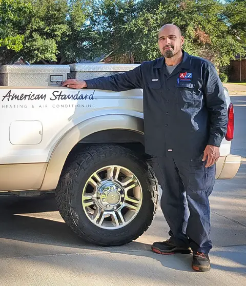 Owner Arnold Ortega, heating & air conditioning specialist in Collin County