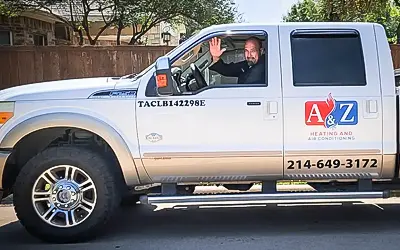 Arnold Ortega, owner of A & Z Heating & Air Conditioning.